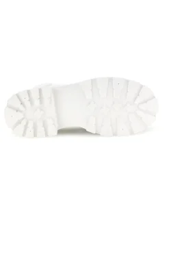 Anfibi bianchi platform tomaia ricamata S2617FY7691-FREDDY Online