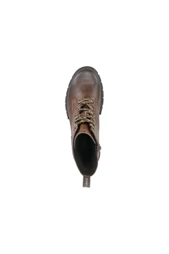 Anfibi marroni caldi con zip e suola carrarmato D35ANC355000-BAGATT Online