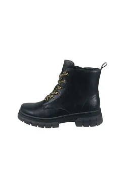 Anfibi neri caldi con zip e suola carrarmato D35ANC355000-BAGATT Discount