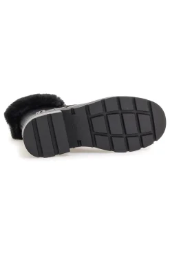 Anfibi neri con pelliccia sintetica 9327-LAURA BIAGIOTTI Clearance