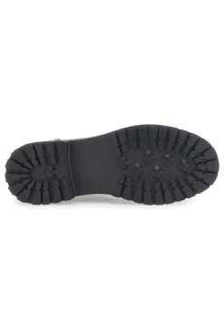 Anfibi Neri in vera pelle con borchie 503-PRIMA RIGA Discount