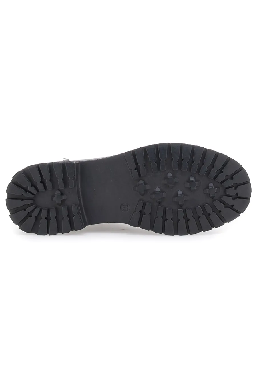 Anfibi Neri in vera pelle con borchie 503-PRIMA RIGA Discount