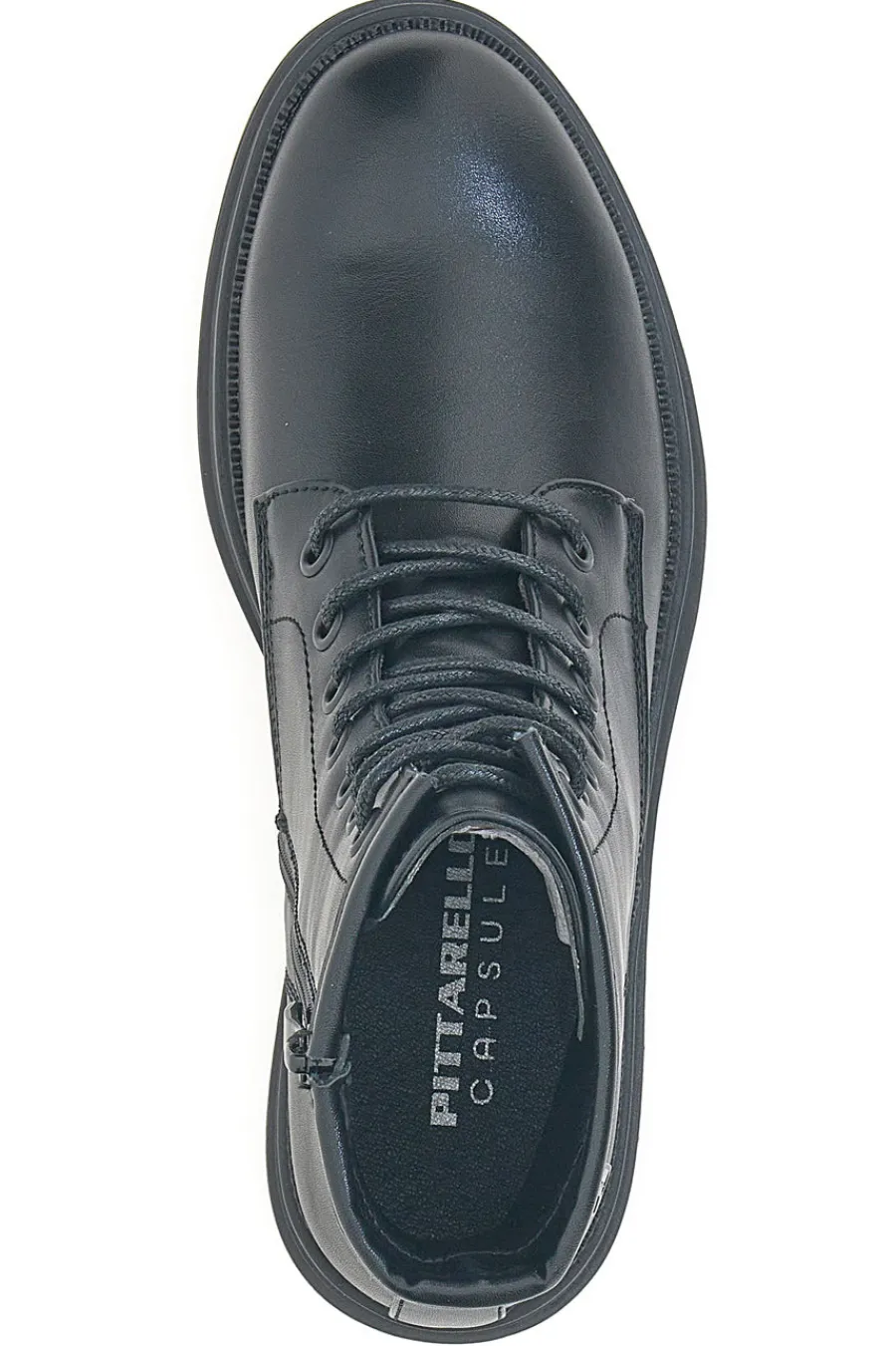 Anfibi neri minimal con fondo carrarmato BT23059037-PITTARELLO CAPSULE Clearance