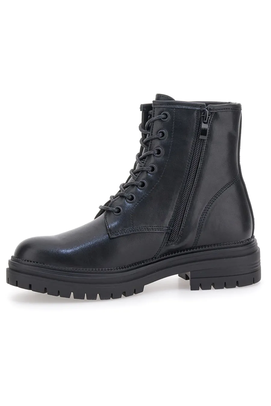 Anfibi neri minimal con fondo carrarmato BT23059037-PITTARELLO CAPSULE Clearance