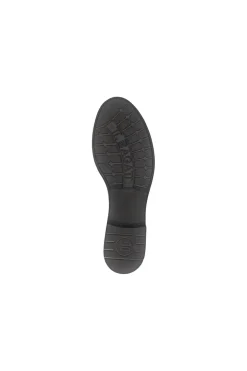Bagatt D11AFS3K4100 Burgunderfarbene Leder-Schnürstiefel mit Reißverschluss und warmem Futter