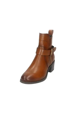 D15AMQ374000 Stiefeletten aus warmem, braunem Leder mit Schnalle-BAGATT Clearance