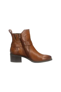 D15AMQ374000 Stiefeletten aus warmem, braunem Leder mit Schnalle-BAGATT Clearance