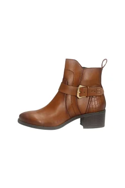 D15AMQ374000 Stiefeletten aus warmem, braunem Leder mit Schnalle-BAGATT Clearance