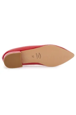 Ballerina rossa a punta 3890-PITTARELLO GLAM Best