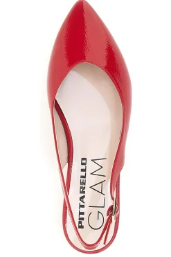 Ballerina rossa lucida Made in Italy 3101-PITTARELLO GLAM Hot
