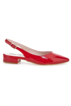Ballerina rossa lucida Made in Italy 3101-PITTARELLO GLAM Hot