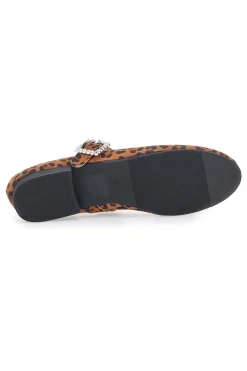 Ballerine animalier con cinturino gioiello IDEA2285-THE FIRST Discount