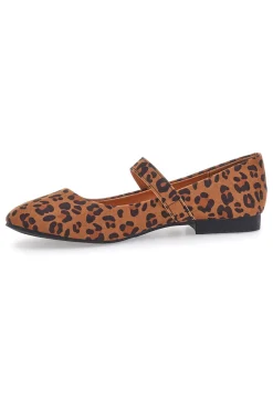 Ballerine animalier con cinturino gioiello IDEA2285-THE FIRST Discount