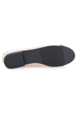 Ballerine beige e blu con fiocco IDE6292-THE FIRST