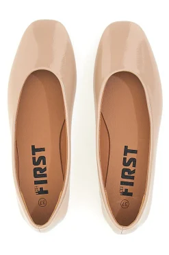 Ballerine beige vernice IDEA13 da Donna-THE FIRST New