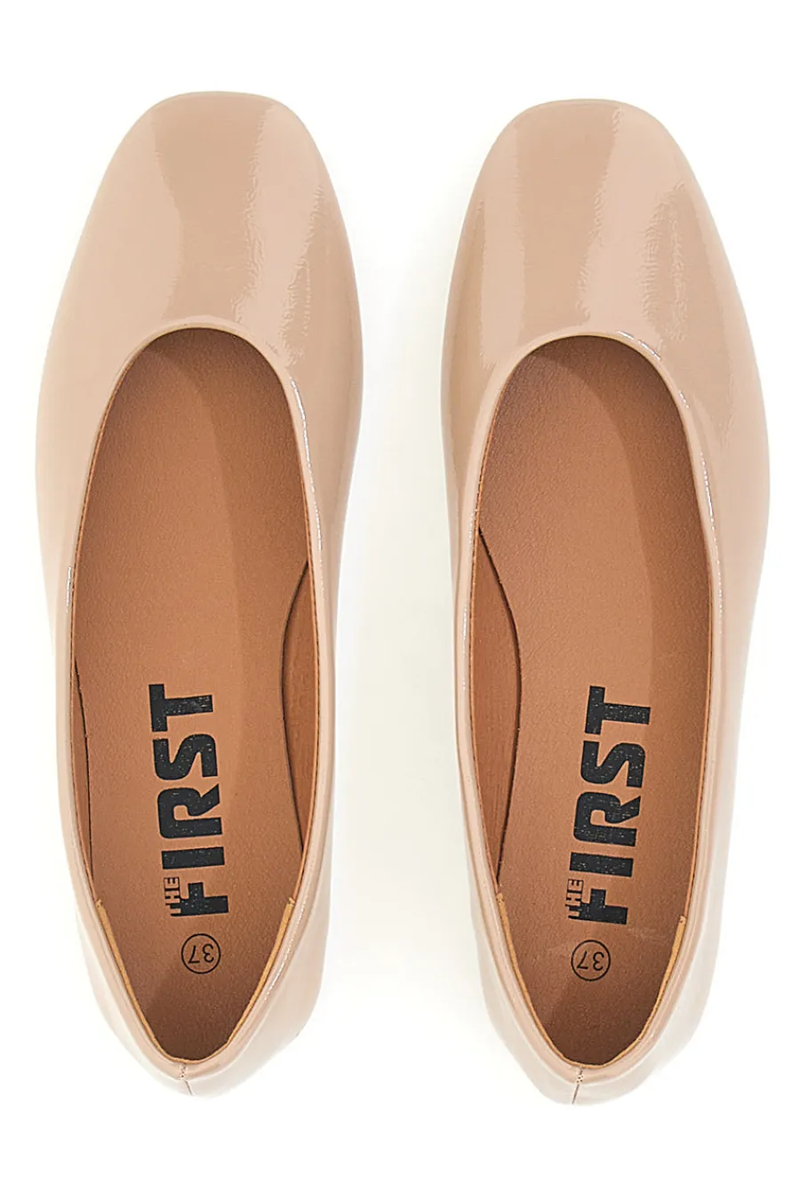 Ballerine beige vernice IDEA13 da Donna-THE FIRST New
