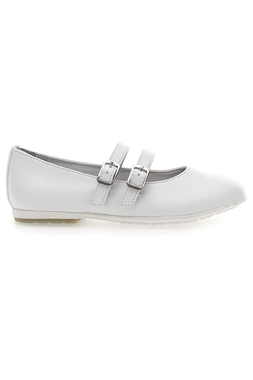 Ballerine Bianche Con Cinturini Laura Biagiotti AG17071