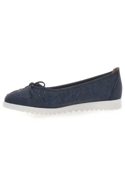 Ballerine Blu con Glitter e Fiocco Decorativo MINA362-MIO TEMPO Discount