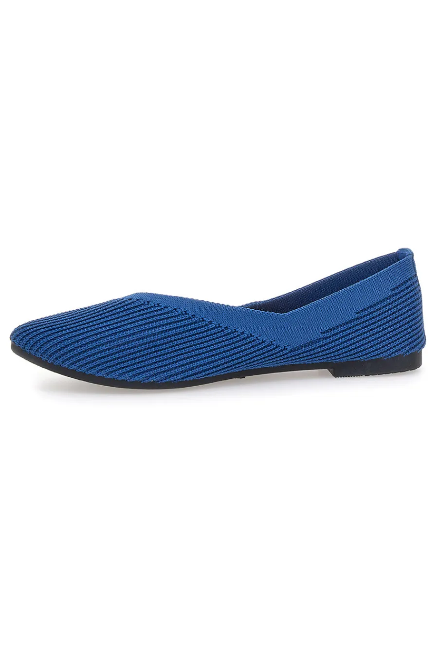 Ballerine blu in tessuto con soletta morbida PREA614-THE FIRST New