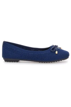 Ballerine blu in tessuto con soletta morbida PRE3-THE FIRST Hot