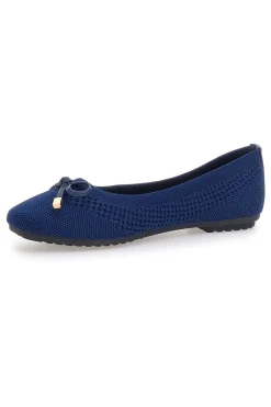 Ballerine blu in tessuto con soletta morbida PRE3-THE FIRST Hot