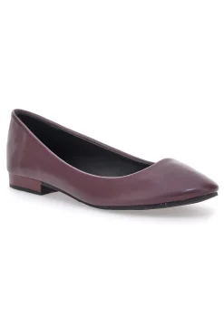 Ballerine bordeaux basic in materie sintetiche IDE173-THE FIRST Clearance