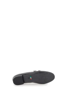 Ballerine in vernice nera a punto e doppio cinturino 3690-PITTARELLO GLAM Outlet