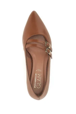 Ballerine Marroni con cinturini 3664-PITTARELLO GLAM New