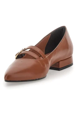 Ballerine Marroni con cinturini 3664-PITTARELLO GLAM New