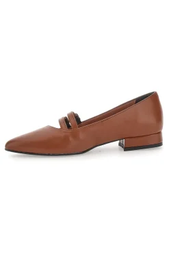 Ballerine Marroni con cinturini 3664-PITTARELLO GLAM New