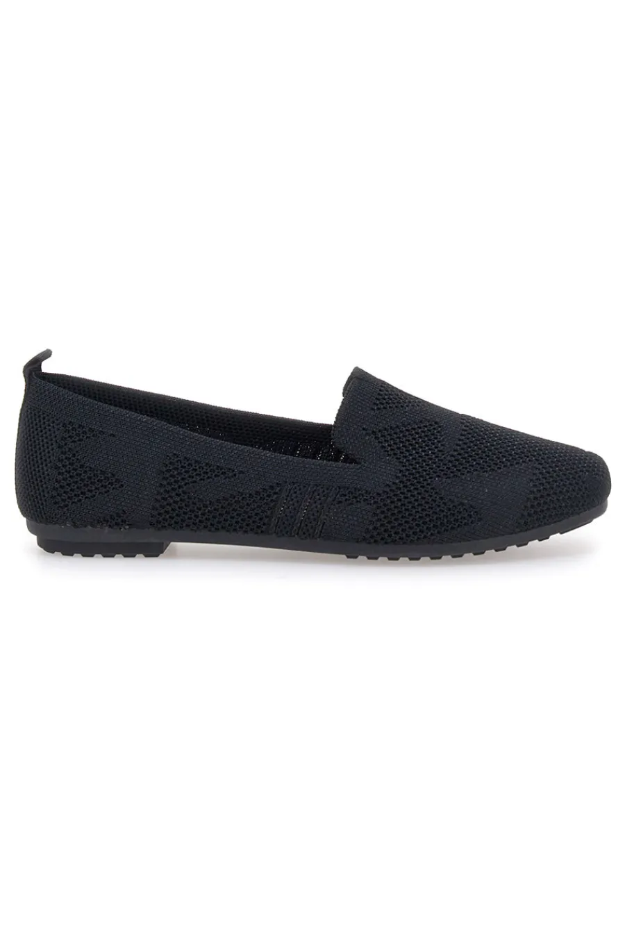 Ballerine Mocassini neri in tessuto con soletta morbida PRESZ32-THE FIRST Online