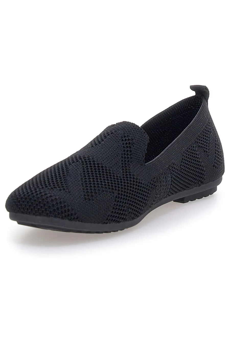 Ballerine Mocassini neri in tessuto con soletta morbida PRESZ32-THE FIRST Online