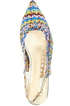 Ballerine color Con Trama Intrecciata P589-FIRST LADY Hot