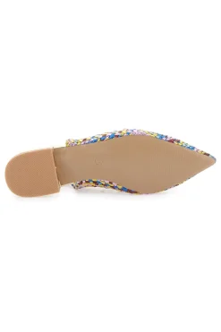 Ballerine color Con Trama Intrecciata P589-FIRST LADY Hot