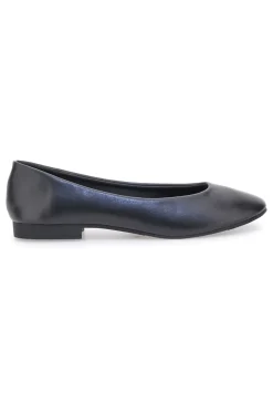 Ballerine nere basic in materie sintetiche IDEA06-THE FIRST Discount