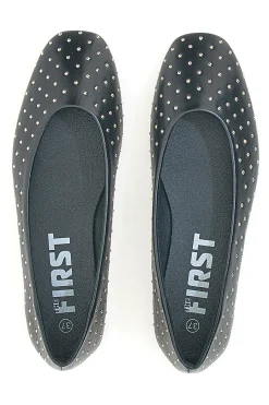 Ballerine nere con borchie IDEA13 da Donna-THE FIRST Best