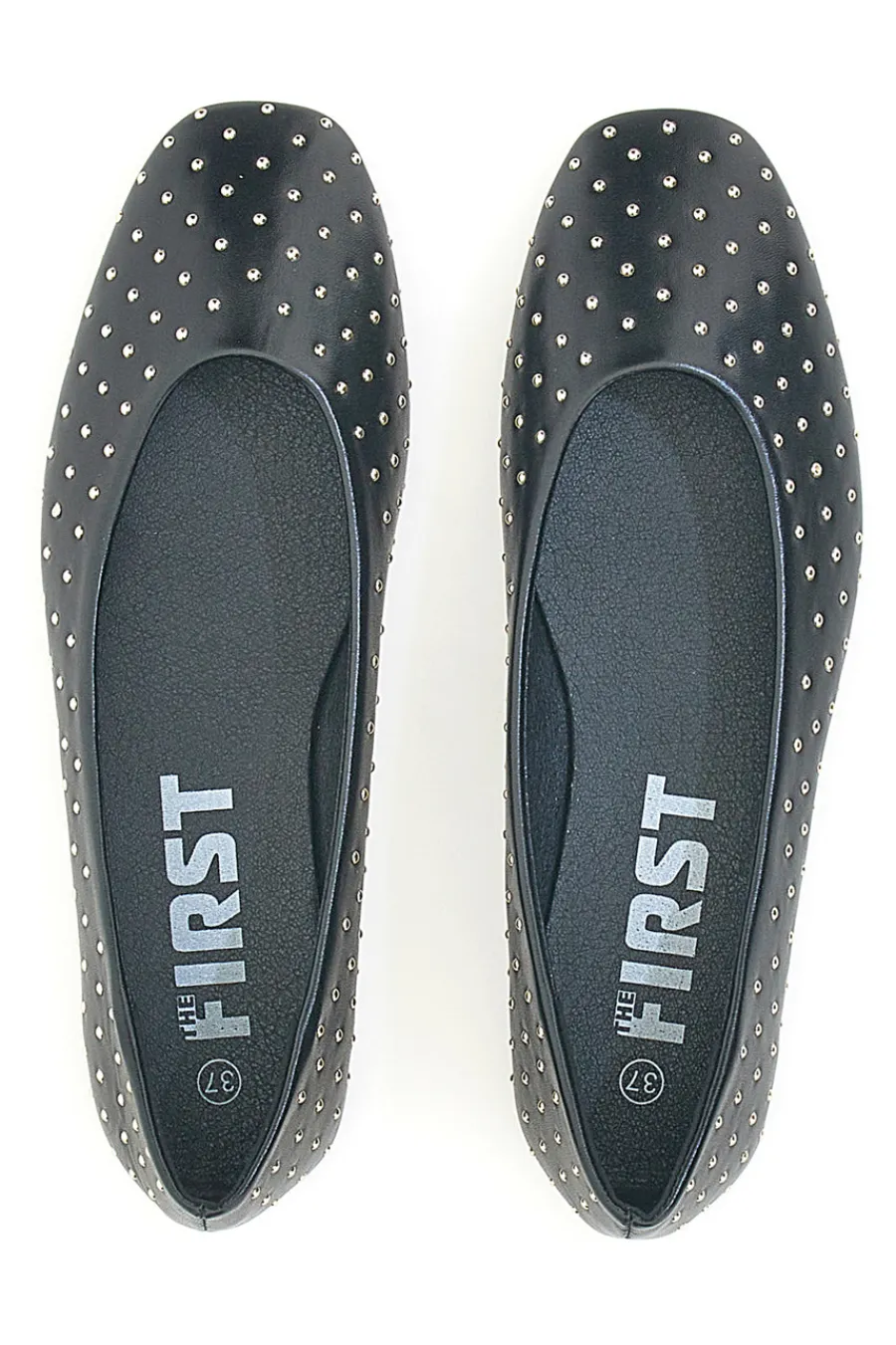 Ballerine nere con borchie IDEA13 da Donna-THE FIRST Best