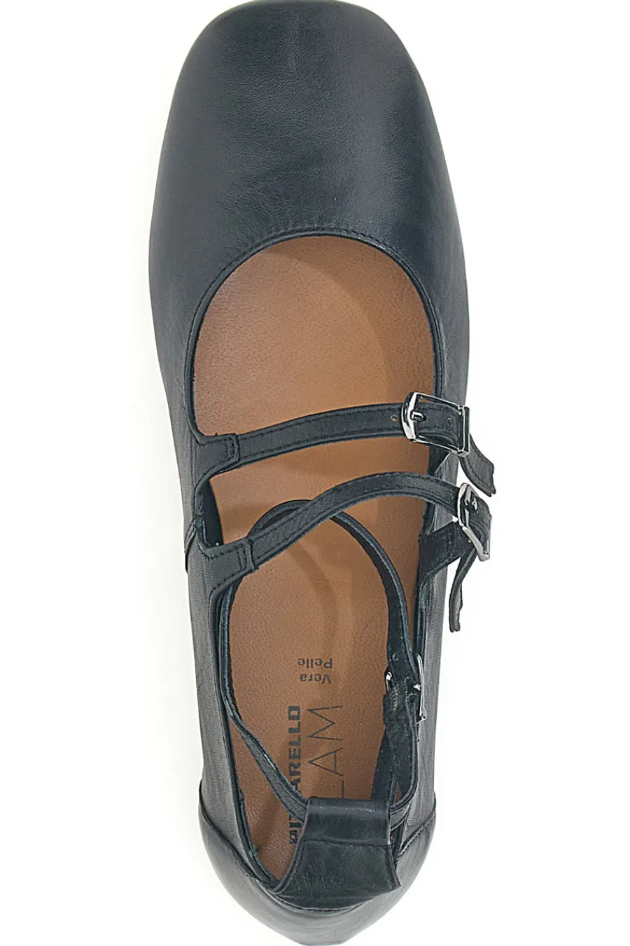 Ballerine Nere con Cinturini in Pelle A2120101-PITTARELLO GLAM Sale