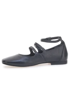 Ballerine Nere con Cinturini in Pelle A2120101-PITTARELLO GLAM Sale