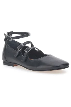 Ballerine Nere con Cinturini in Pelle A2120101-PITTARELLO GLAM Sale