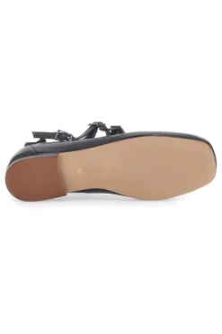 Ballerine Nere con Cinturini in Pelle A2120101-PITTARELLO GLAM Sale