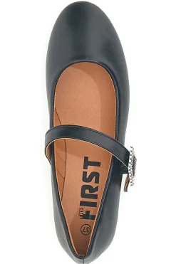 Ballerine nere con cinturino gioiello IDEA2285-THE FIRST Best