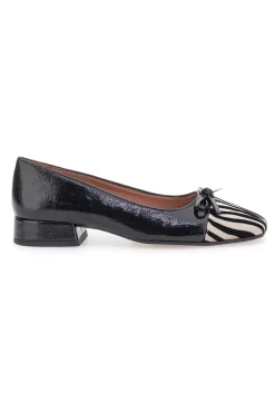 Ballerine Nere Con Fantasia Animalier c1518-PITTARELLO Discount