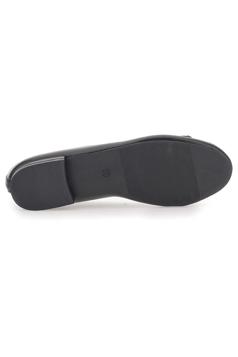 Ballerine Nere con Fibbia Decorativa Oro IDE172-THE FIRST Sale