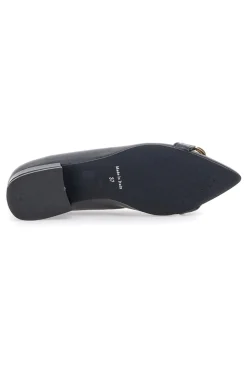 Ballerine nere con punta sfilata e catena oro 3313-PITTARELLO GLAM Clearance