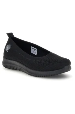 Ballerine nere con tomaia traforata CA1215-CANGURO Outlet