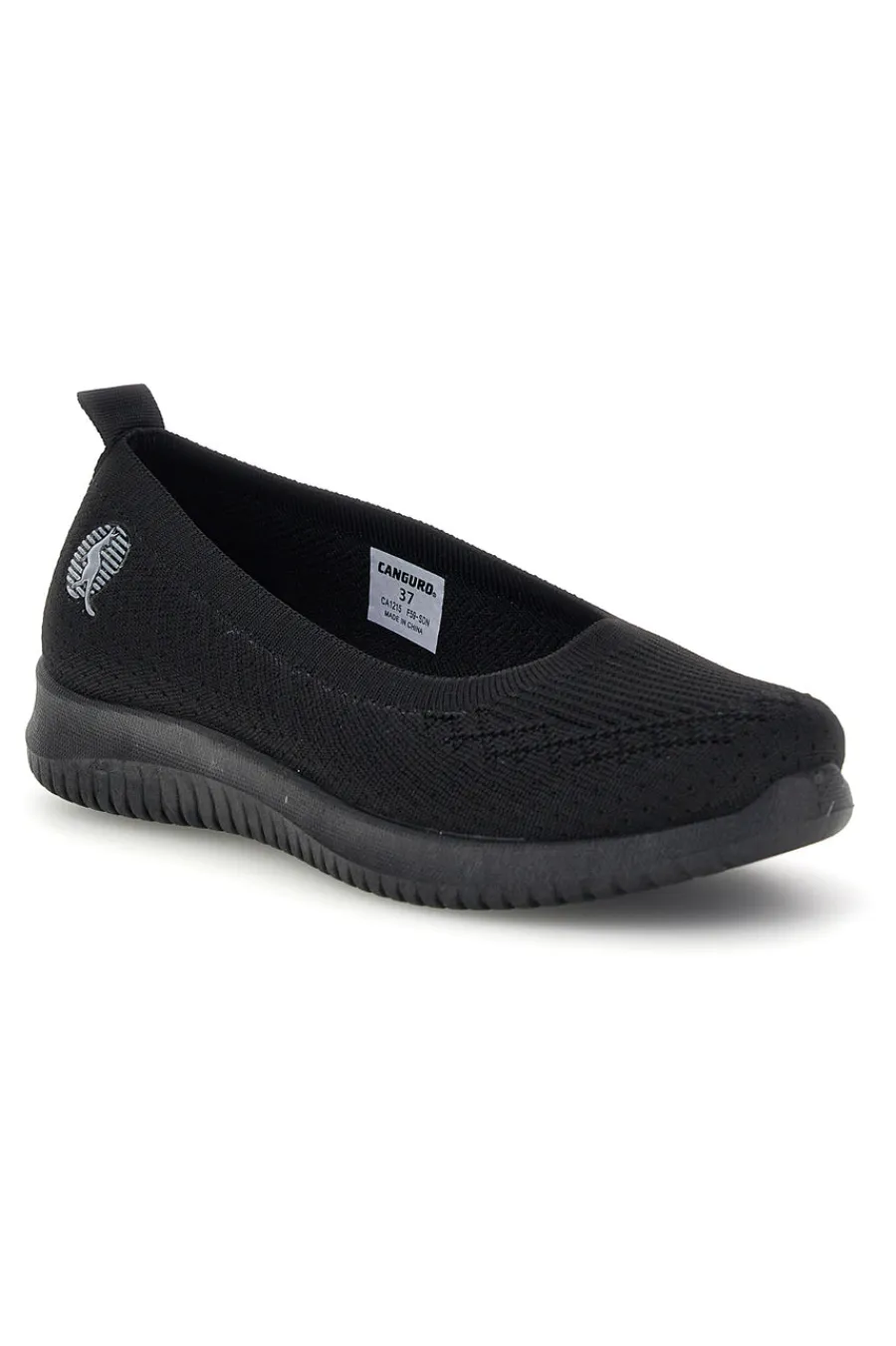 Ballerine nere con tomaia traforata CA1215-CANGURO Outlet