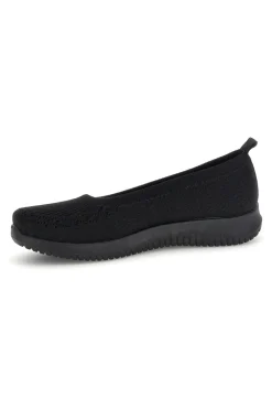 Ballerine nere con tomaia traforata CA1215-CANGURO Outlet
