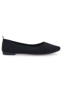 Ballerine nere in tessuto con soletta morbida PRESZ42-THE FIRST Clearance