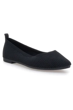 Ballerine nere in tessuto con soletta morbida PRESZ42-THE FIRST Clearance